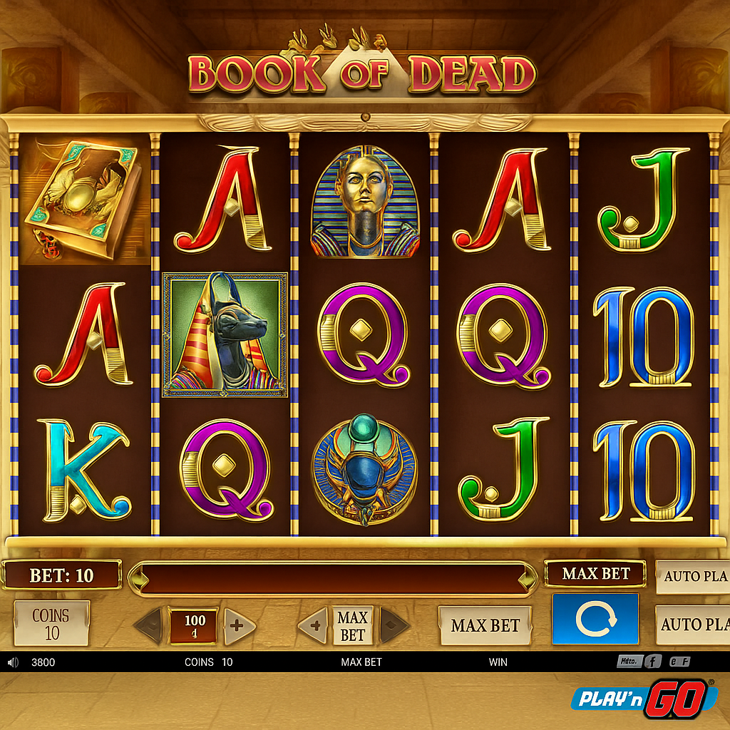 QuickWin - Book of Dead Slot Game - Play'n GO