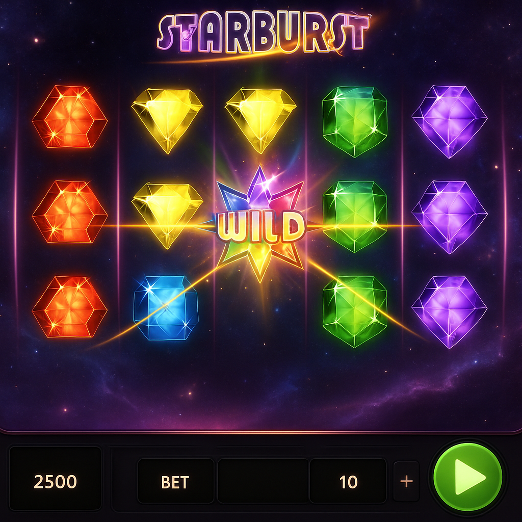 QuickWin - Starburst Slot Game - NetEnt
