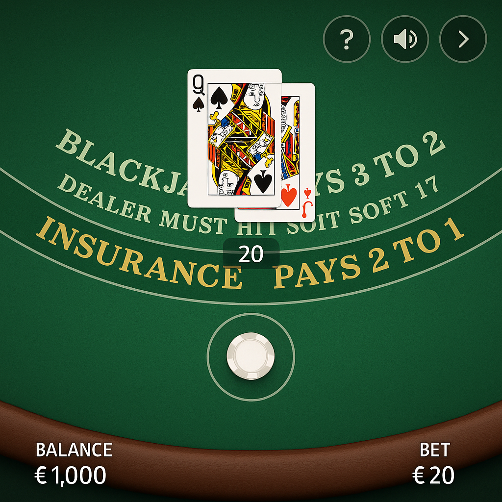 QuickWin - Blackjack Table Game