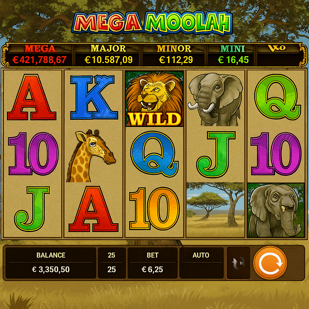 QuickWin - Mega Moolah Slot Game - Microgaming
